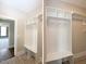 Mudroom with built-in storage and seating at 5491 Silk Hope Gum Springs Rd, Siler City, NC 27344