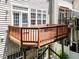 Multi-level decks offer relaxing views of the property's private outdoor space at 6809 Middleboro Dr Dr, Raleigh, NC 27612