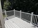 Picture of a deck with white railings with composite boards at 82 Finley Ct, Clayton, NC 27520