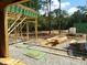 Exterior shot of new home construction with wooden framing and Zip System sheathing at 8920 Thompson Mill Rd, Wake Forest, NC 27587