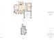 Floor plan showcasing the layout and dimensions of the home's two floors at 100 S Sunset Ridge Dr, Willow Springs, NC 27592