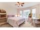 Bedroom with natural light, painting easel, and beautiful decorative accents at 10031 Old Middlesex Rd, Middlesex, NC 27557