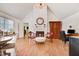 Bright living room features vaulted ceilings, fireplace, and a cozy seating area at 10031 Old Middlesex Rd, Middlesex, NC 27557