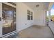 Inviting front porch with a porch swing, perfect for relaxing and enjoying the outdoors at 1012 Palace Garden Way, Raleigh, NC 27603