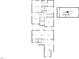 Detailed floor plan showcasing layouts for all three stories including kitchen, living, bedrooms, and office at 1092 Adams Point Dr, Garner, NC 27529