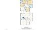 Detailed floor plan showcasing the layout of the home's two floors at 1437 Lindenberg Sq, Wake Forest, NC 27587