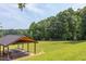 Community picnic shelter and volleyball court, perfect for outdoor gatherings at 1908 S Lakeshore Dr, Chapel Hill, NC 27514