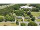 Aerial view of a property and its neighborhood, with a tree-lined perimeter at 2119 Northcrest Dr, Elon, NC 27244