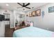 Cozy bedroom features a large closet, wood floors, and ample natural light at 2119 Northcrest Dr, Elon, NC 27244