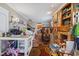 A living room showcasing the fireplace at 218 Villa St, Rocky Mount, NC 27804