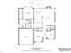 Detailed floor plan showcasing the layout of the home's first level at 265 Beckwith Ave, Clayton, NC 27527