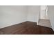 Staircase features wood-look flooring and a carpeted staircase at 265 Beckwith Ave, Clayton, NC 27527