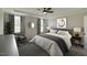 Serene main bedroom with tray ceiling, soft lighting, and elegant decor at 343 Augusta Pond Way # 176, Raleigh, NC 27603