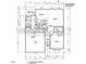 First floor plan showcases the kitchen, living room, dining room, garage, and covered porch at 3881 Josiah Ct, Nashville, NC 27856