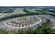 Community aerial view highlighting home's location near Flowers Crossroads, nestled in a desirable neighborhood at 405 Bramble Ln, Clayton, NC 27527