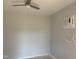 Empty Bedroom with light gray walls and ceiling fan at 50 Leah Ln, Louisburg, NC 27549