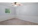 Bedroom featuring a window for natural light and a ceiling fan at 5124 Lazywood Ln, Durham, NC 27712