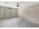 Spacious two car garage with an automatic garage door at 7082 Cornwall Rd, Oxford, NC 27565