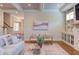 Comfortable living room with stylish decor, hardwood floors, and natural light at 1009 Margarets Ln, Raleigh, NC 27614