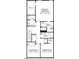 Detailed floor plan showcasing the spacious layout of the primary bedroom and secondary bedrooms at 1242 Coach Station Alley # 201, Raleigh, NC 27601