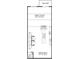 Second floor plan featuring a gourmet kitchen open to the Gathering room, dining area, and a powder room at 1250 Coach Station Aly # 201, Raleigh, NC 27601
