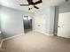 Bedroom with double closets and doorway visible to another room at 1316 Plunket Dr, Wake Forest, NC 27587
