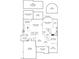 Detailed first floor plan showcasing the layout with large Gathering room and primary bedroom suite at 1316 Plunket Dr, Wake Forest, NC 27587