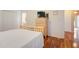 Bedroom showcasing hardwood floors and closet at 1401 Burchcrest Dr, Garner, NC 27529