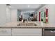 Modern kitchen featuring stainless steel appliances, granite countertops, and an open design for easy entertaining at 170 Lothian, Rocky Mount, NC 27804