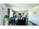 Inviting living room with fireplace, dark hardwood floors, and comfortable seating at 192 Waterpine Dr, Garner, NC 27529