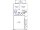 Floorplan showing the layout of the basement with a two-car garage and a bonus room at 2106 Pink Peony Cir # 146, Durham, NC 27703