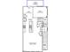 Layout showing the first-floor kitchen, eat-in area, Gathering room, stairs, and powder room at 2106 Pink Peony Cir # 146, Durham, NC 27703