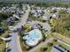 Aerial view of neighborhood featuring community pool and playground at 241 Teague St, Wake Forest, NC 27587