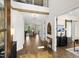 Foyer with high ceilings and view into the living room at 241 Teague St, Wake Forest, NC 27587