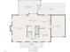 First floor layout shows living room, kitchen, dining, garage and screened porch at 3421 Tunas St, Raleigh, NC 27616