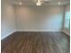 Spacious living room features hardwood floors and recessed lighting at 3509 Bailey Lake Dr, Fuquay Varina, NC 27526