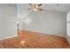 Inviting living room with hardwood floors, vaulted ceiling, and abundant natural light at 3782 Loblolly Dr # 5, Rocky Mount, NC 27804