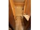 An interior shot of a bathroom with a shower and tub combo, sink, toilet, and door at 410 Carmil Dr, Selma, NC 27576