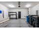 Spacious garage featuring ample storage and room for two cars or a workshop at 4716 Miller Dr, Durham, NC 27704