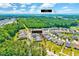 Drone image showing the location of this home in relation to Research Triangle Park at 1004 Sounding Ln, Durham, NC 27703
