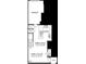 Floor plan featuring a kitchen, dining area, Gathering room, powder room, and garage at 1246 Coach Station Aly # 101, Raleigh, NC 27601