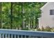 Backyard and lake view from the deck at 125 Chimney Rise Dr, Cary, NC 27511