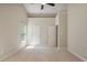 Bedroom with vaulted ceilings, neutral paint and carpet at 125 Chimney Rise Dr, Cary, NC 27511