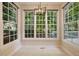 Breakfast nook with large windows offering a great view at 125 Chimney Rise Dr, Cary, NC 27511
