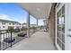 Private balcony with railing offers a view of the community at 1400 Gathering Park Cir # 203, Cary, NC 27519