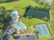 Community amenities include a swimming pool, tennis court, playground and a lake at 208 Holly Green Ln, Holly Springs, NC 27540