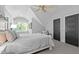 Relaxing bedroom featuring a comfortable bed, neutral color scheme, and a window seat at 2112 Colin Hill Ct, Wake Forest, NC 27587