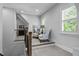 Sitting area featuring two armchairs and a window overlooking the neighborhood at 2112 Colin Hill Ct, Wake Forest, NC 27587