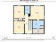 Second floor of floor plan for 2826 Tulip Poplar Cir, Durham, NC showing three bedrooms and two bathrooms at 2826 Tulip Poplar Cir, Durham, NC 27704