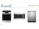 Image displays stainless steel GE oven, microwave, and dishwasher appliances at 2864 Quarry Rd # 168, Rolesville, NC 27571
